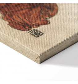 Tablou - Egon Schiele – Liegender Akt mit gelbem Handtuch