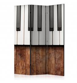 124,00 € 3-teiliges Paravent - Inspired by Chopin - mahogany [Room Dividers]