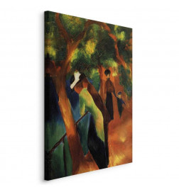 Leinwandbild - August Macke – Sunny Path