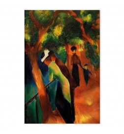Canvas Print - August Macke – Sunny Path