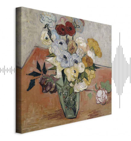 Taulu - Vincent Van Gogh – Stilllife with Japanese vase, roses and anemones
