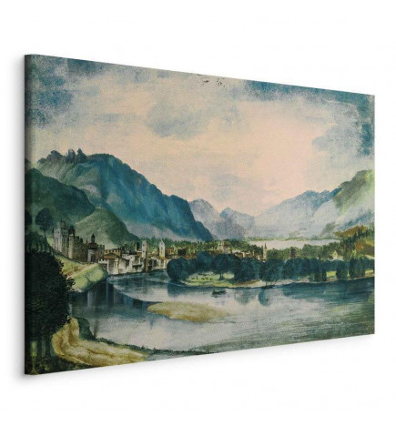 Schilderij - Albrecht Dürer – View of Trento from the North