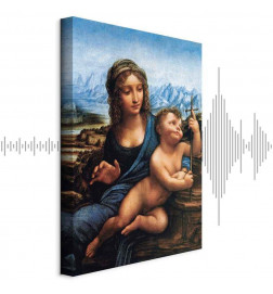 Canvas Print - Leonardo da Vinci – Madonna With a Distaff