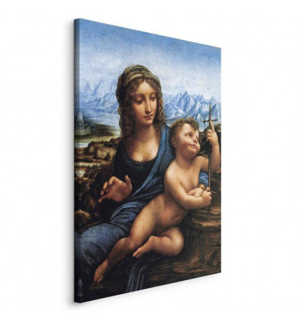Tableau - Leonardo da Vinci – Madonna With a Distaff