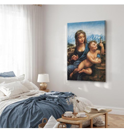 Canvas Print - Leonardo da Vinci – Madonna With a Distaff