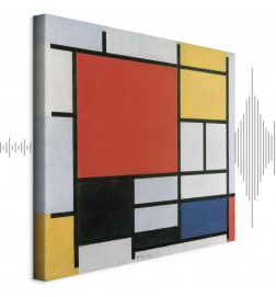 Glezna - Piet Mondrian – Composition with red, yellow blue and black