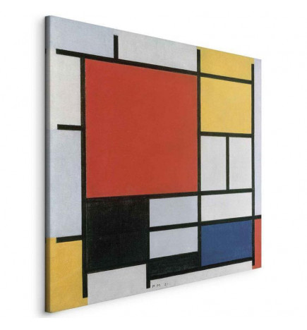 Paveikslas - Piet Mondrian – Composition with red, yellow blue and black