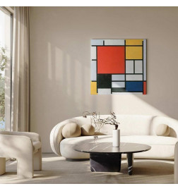 Paveikslas - Piet Mondrian – Composition with red, yellow blue and black