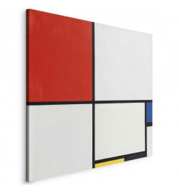 Quadro - Piet Mondrian – Composition No III, with red, blue, yellow and black
