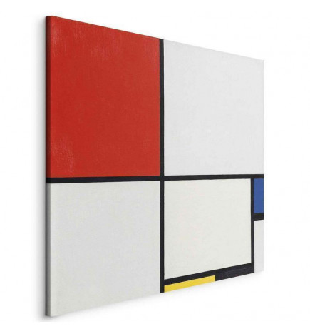 Glezna - Piet Mondrian – Composition No III, with red, blue, yellow and black