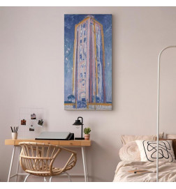 Schilderij - Piet Mondrian – Lighthouse near Westkapelle