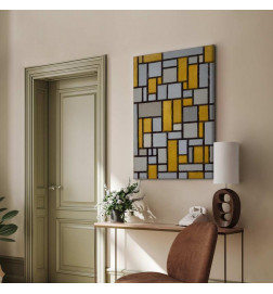 Slika - Piet Mondrian – Composition with grid 23