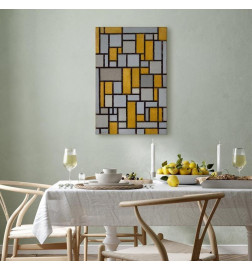 Slika - Piet Mondrian – Composition with grid 23