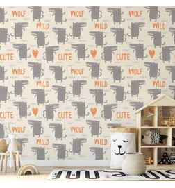 Tapisserie murale - Cute Wolf