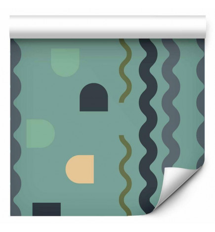 Tappezzeria murale - Mint Wave