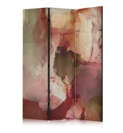 Room Divider - Rose Abstraction - Spilled Watercolor Paint in Spring Colors