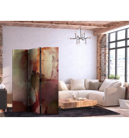 Room Divider - Rose Abstraction - Spilled Watercolor Paint in Spring Colors