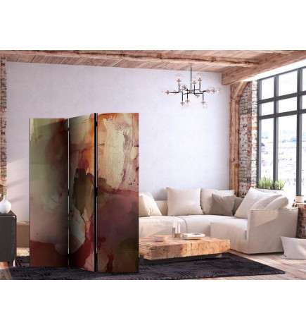 Paravento - Rose Abstraction - Spilled Watercolor Paint in Spring Colors