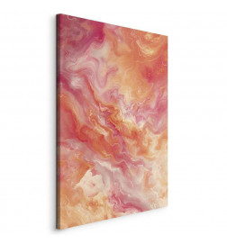 Paveikslas - Fiery Colors - Dynamic Shapes in Colors of Fire and Pink