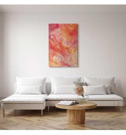 Tableau - Fiery Colors - Dynamic Shapes in Colors of Fire and Pink