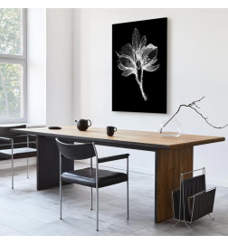 Schilderij - Night Flower (1 Part) Vertical