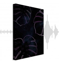 Quadro - Galactic Monstera (1 Part) Vertical