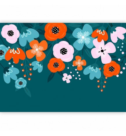 Carta da parati - Colorful Bloom - Third Variant