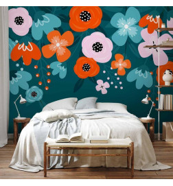 Mural de parede - Colorful Bloom - Third Variant