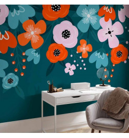 Wall Mural - Colorful Bloom - Third Variant