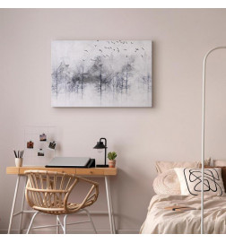 Canvas Print - Winter Forest (1 Part) Wide