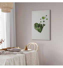 Schilderij - Love Ivy (1 Part) Vertical