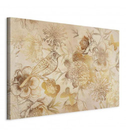 Paveikslas - Golden Mosaic of Nature (1 Part) Wide