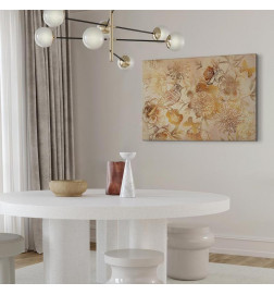 Quadro - Golden Mosaic of Nature (1 Part) Wide