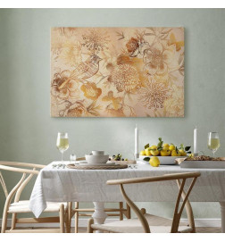 Quadro - Golden Mosaic of Nature (1 Part) Wide