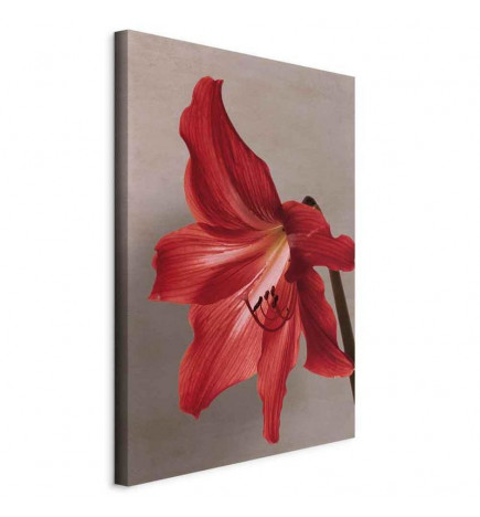 Cuadro - Red Flower (1 Part) Vertical