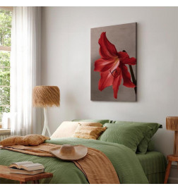 Quadro - Red Flower (1 Part) Vertical