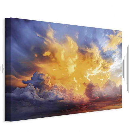 Tableau - Beautiful Sunset - Clouds in Warm Shades