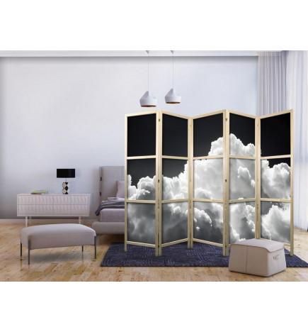 Japanese Room Divider - Discover the Endless Play of Sunlight – Clouds and Shadows in the Sky