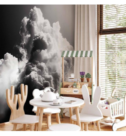 Carta da parati - Clouds Like from Dreams: Let the Sun Illuminate Your Day – A Visual Feast