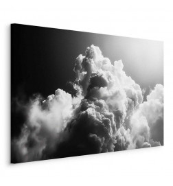 Schilderij - Clouds Like from Dreams: Let the Sun Illuminate Your Day – A Visual Feast