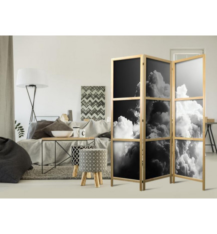 Biombo japonés - Clouds Like from Dreams: Let the Sun Illuminate Your Day – A Visual Feast