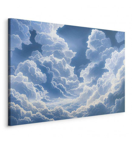 Tableau - Blue Sky Breaking Through White Fluffy Clouds