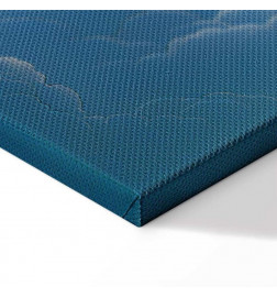 Quadro - Blue Sky Breaking Through White Fluffy Clouds