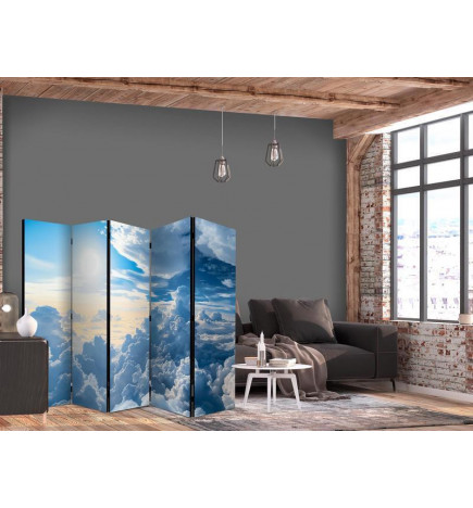 Room Divider - Symphony of Light: The Sun and Clouds Coordinating in a Beautiful Sky
