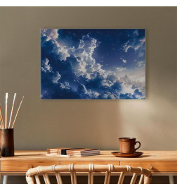 Cuadro - Starry Clouds and Delicate Light Over a Corner of the Sky