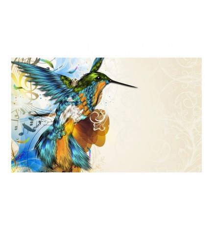 Fotomurale con il colibrì cm. 450x270 - Arredalacasa