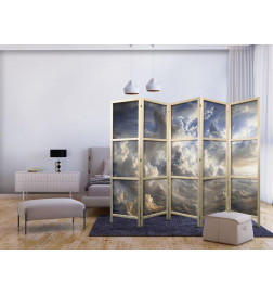 Japoniška kambario pertvara - Golden Reflections on Clouds Foretelling Dusk