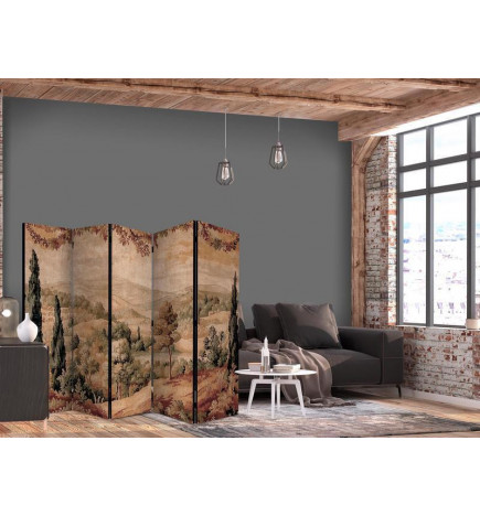 Pertvara - Landscape with Cypresses - Old Tapestry with Mediterranean Vegetation