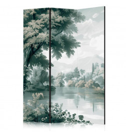 Španska stena - View of the Park and Lake - Retro Vintage Landscape in Greens