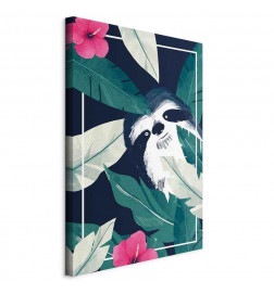 Leinwandbild - Sloth in the Tropics (1 Part) Vertical
